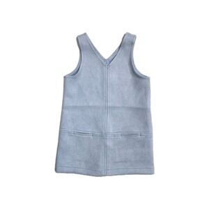 Frenchie Mini Conture Girls Pocket Dress Blue Swede 2 T NWT Suede